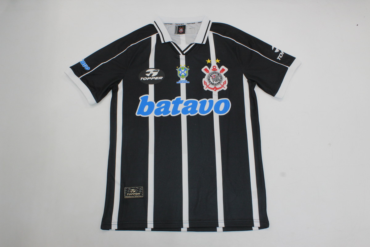 AAA Quality Corinthians 1999 Away Black Soccer Jersey